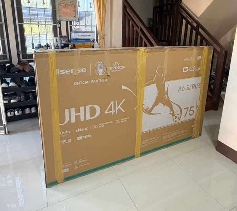 ส่งทีวีมีกล่องไปต่างจังหวัด